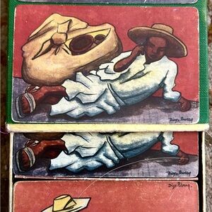 DIEGO RIVERA (Frida Kahlo’s Husband) Vintage double deck FINE ART playing Cards